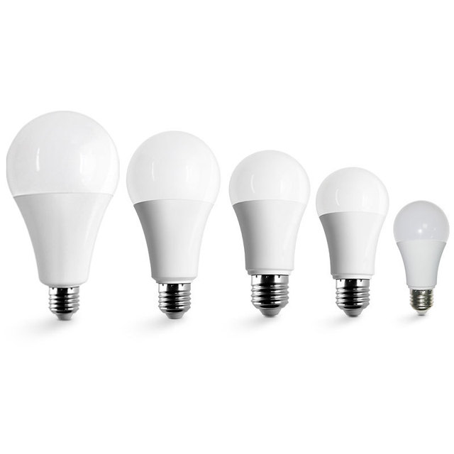 5W 7W 9W 12W 15W 18W 22W A55 A60 A70 A80 Led Light Bulb E26 E27 B22 Energy Saving Aluminum Housing Pc Cover Led Chip Bulb