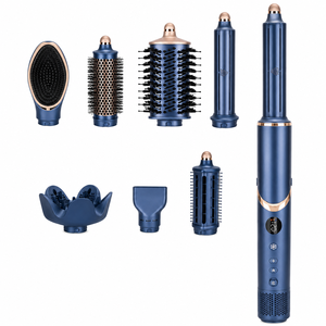 Luxuriöser 8-in-1 Haartrockner Professioneller Hochgeschwindigkeits-Ionen-Multistyler Automatischer Lockenstab Haarstyling-Tool für Schnelles Trocknen und Volumen - Product Image 1
