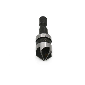 Jeu de 3 fraises d'ébavurage et d'obturation 12mm/16mm/19mm à cinq lames, 90 degrés, pour forets d'ébavurage - Product Image 5