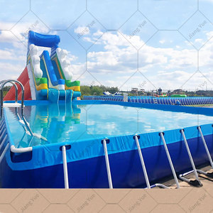 Piscina <span class=keywords><strong>con</strong></span> marco de Metal para deportes acuáticos, gran oferta - Product Image 2