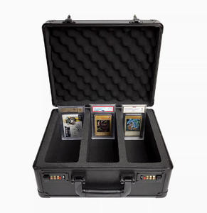 पोर्टेबल टिकाऊ एल्यूमीनियम फोम धातु वर्गीकृत कार्ड भंडारण बॉक्स आवश्यक उपकरण मामले 50 + खेल कार्ड गंध जलरोधी एवा - Product Image 1