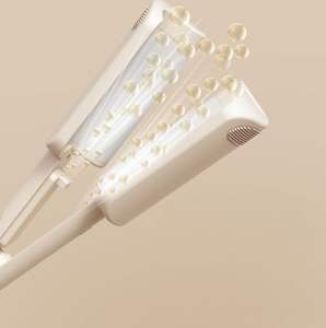 Rizador <span class=keywords><strong>de</strong></span> Pelo Eléctrico PTC <span class=keywords><strong>de</strong></span> 32 mm con Pantalla LED <span class=keywords><strong>de</strong></span> Temperatura, Diseño Ondulado Grande, Iones Negativos, No Daña el <span class=keywords><strong>Cabello</strong></span>, para Uso Doméstico, 2025 - Product Image 1