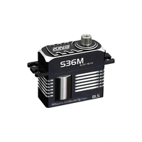 KINGMAX S36M Mini Servo Numérique pour Voitures et Avions RC avec Engrenages en Acier à Aile Fixe et Moteur Brushless