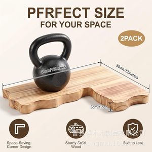 Wooden Floating Shelf For <b>Wall</b> <b>Display</b> With Natural Edge Design For Living Room Bedroom Storage Rack - Product Image 3