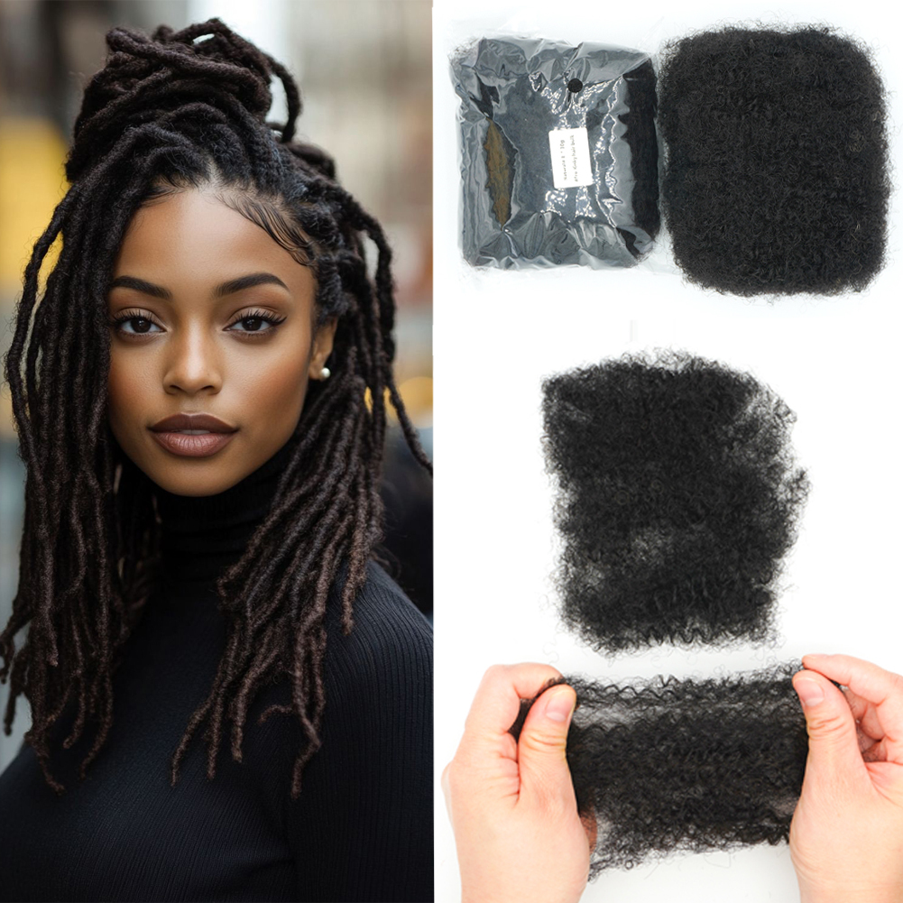 Vast Hair Original Brand New Braiding Human for Dreads Afro Kinky Bulk Hair thumbnail 1