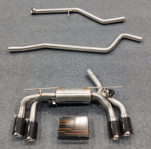 Tubo de Escape Personalizado SY para Auto de Carreras, <span class=keywords><strong>BMW</strong></span> 220 220i G42 2.0t B48 <span class=keywords><strong>2022</strong></span>, Acero Inoxidable, Silenciador Catback, Valvetronic, Pulido Espejo - Product Image 2