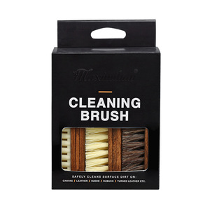Solid Wood Horse Hair <b>Shoe</b> Brush For Leather Cleaning And Polishing - Product Image 5
