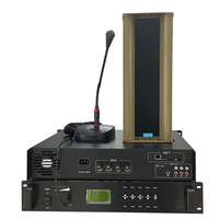 Sistema de Audio Profesional, Amplificador de Potencia IP de 100-1000 Vatios, Sistema PA 1U/2U con Altavoz, Conjunto de Equipo Completo