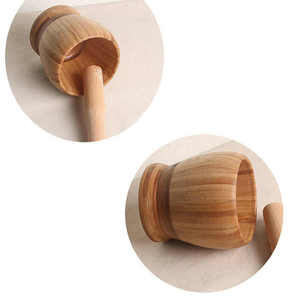 Outil manuel en bambou pour écraser l'ail, écraseur d'ail, bricolage à domicile, Dao Garlic Nanzhu, pot de cuisine pour l'ail, mortier, outils pour fils - Product Image 4