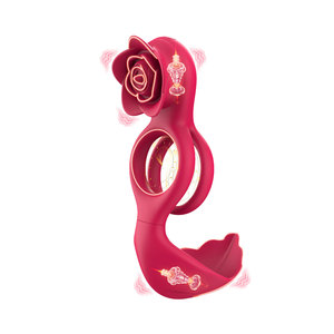 9频内外双振动阴蒂刺激器性玩具振动环硅胶弹力睾丸环 - Product Image 1