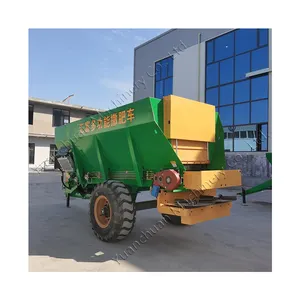 Large 12 cubic fertilizer spreader Hydraulic disc manure spreader Multifunctional specification material manure spreader