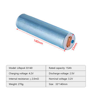 电动汽车33140 33138 40135 46135 60140 3.2v 15Ah 20Ah 25Ah 50Ah Gotion圆柱形LiFePO4电池单元3.2V LFP可充电电池 - Product Image 2