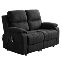 Canapé électrique inclinable ergonomique KD Design avec massage vibrant 8 points et chaleur lombaire, fauteuil motorisé haute capacité