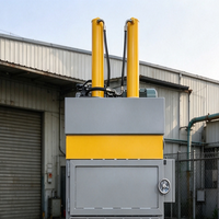 Presse à balles hydraulique verticale directe d'usine, compacteur de déchets de cartons et de bouteilles PET pour l'industrie du recyclage