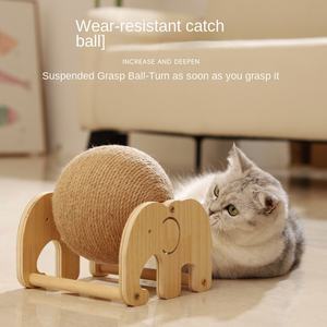 Mainan kucing interaktif, mainan kucing lucu Aksesori tiang penggaruk pohon, mainan seks hewan peliharaan untuk mendaki kucing bingkai <span class=keywords><strong>Gym</strong></span> - Product Image 2