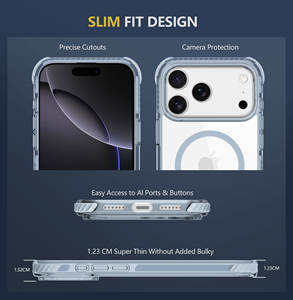 أفكار منتجات جديدة 2025 حافظة هاتف مقاومة للماء والصدمات من البولي كربونات والثيرموبلاستيك بوليوريثان والثيرموبلاستيك بولي إيثيلين لهواتف آيفون 15 و16 و17 من مصنع بيلان الحصري - Product Image 2