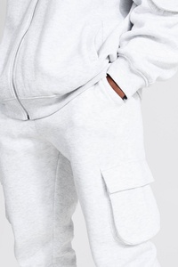 high quality cheap cotton custom tracksuit new men factory tracksuit sports suit custom jogging running tracksuit set - Product Image 3