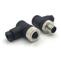 Connecteur de câble électrique étanche IP67 OLINK OL-M12 M12 M8 de haute qualité, 2 broches, 3 broches, mâle/femelle, adaptateur 30V 5-7A