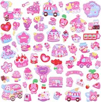 Autocollants 3D en forme de cœur et d'ours en mousse pour enfants et filles, Scrapbooking en vrac
