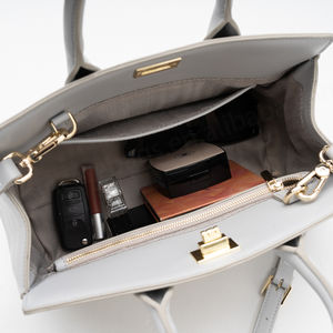 Bolso de Mano de Piel Sintética para Mujer, Modelo 2024, con Cierre de Cremallera y Forro de Poliéster para Chicas - Product Image 6