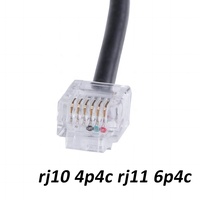 Kabel Konsol Serial Usb Ke Rj10 4P4C Rj11 6P4C