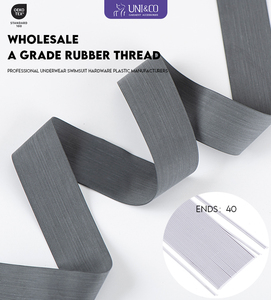 Hilo de Látex Elástico Recubierto de Talco con 40 Hilos y una Relación de Estiramiento de 4-5 Veces para Uso Textil en el Hogar - Product Image 1