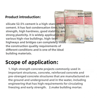 Les entreprises chinoises fournissent du ciment gris Portland ordinaire Pop 325 425 525 pour la construction mur extérieur en béton prix du sac 50kg