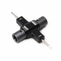 Clé à écrou M5 avec roulement unidirectionnel intégré, tournevis de 1,5 mm et 2,0 mm, outil de déverrouillage de l'hélice et du moteur pour drone de course FPV RC