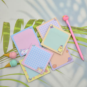 Hete Verkopende Creatieve Afneembare Zelfklevende Cartoon Schattige Briefpapier Sticker Memo Pads Plaknoop - Product Image 2