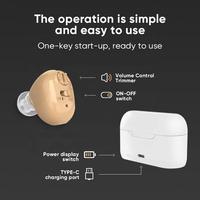 Vente en gros Mini appareil invisible antibruit Aparelho Auditivo De Bolso Amplificateur de son Prothèses auditives rechargeables pour personnes âgées