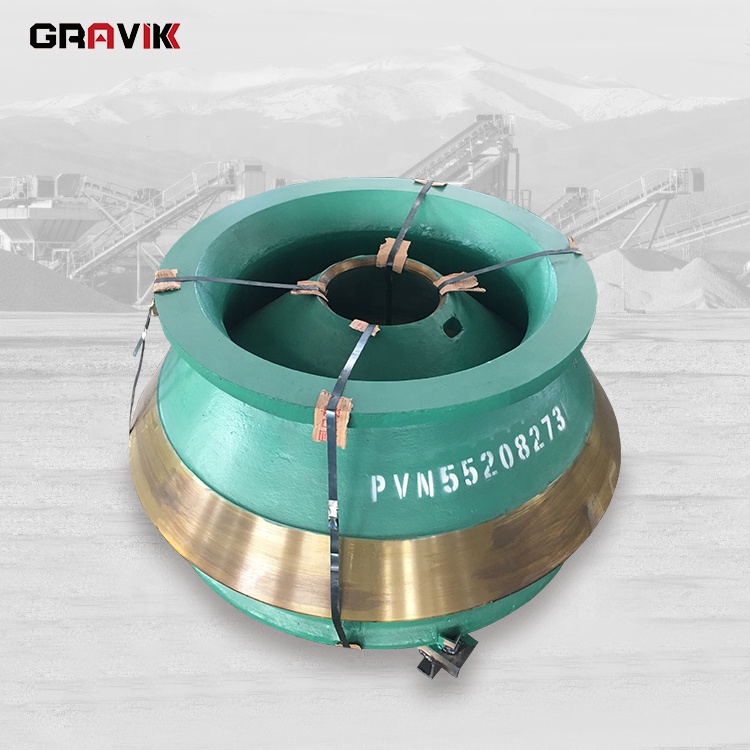 Качественная коническая дробилка Mn18Cr2 22Cr2 HP300, износостойкая линия вогнутой чаши