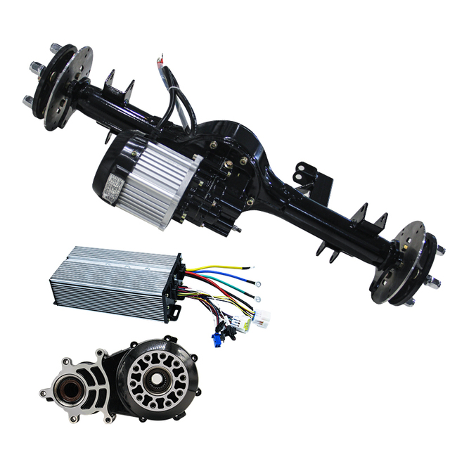 Cargo Trucks 72V Dc Motor and Differential Ev Electric Car Rear With Ev Conversion Kit