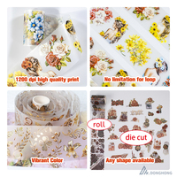 Ruban Washi PET personnalisé pour journal, scrapbooking, autocollant, ruban Washi PET mat