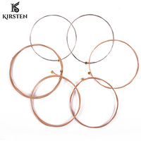 Strong Oxidation Resistance Poly Coated 11/52 12/53 High Carbon Hexangular Steel Core Phosphor Bronze Wound Nickel Plated Ball