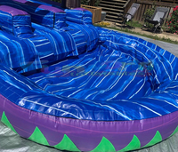 Château gonflable géant pour adultes, toboggan aquatique, jeu gonflable, toboggan aquatique tropical gonflable