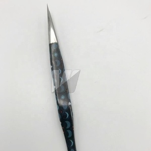 Pince à épiler droite et fine à 45 degrés avec logo personnalisé Extension de cils japonaise durable en acier inoxydable Volume des sourcils pointus - Product Image 4