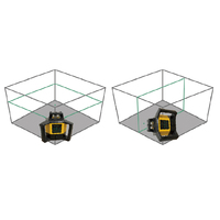 Outil laser rotatif de mesure de construction automatique à nivellement automatique de haute précision