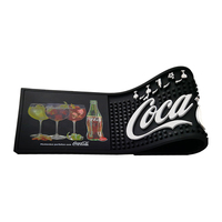Tapis de bar personnalisés : Protections de comptoir antidérapantes en silicone et PVC pour bars à domicile, tapis de bar