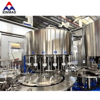 XINMAO Vente chaude Usine d'eau potable entièrement automatique 5000BPH 3 en 1 pour l'eau minérale pure