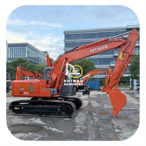 Excavadora sobre orugas Hitachi usada hecha en Japón con motor Isuzu y equipo de construcción certificado CE - Product Image 1