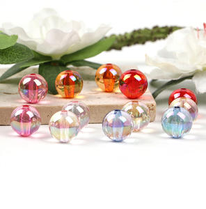 Nouveau Design de haute qualité magnifique perles acryliques ultraviolet galvanoplastie perles en vrac chaîne de téléphone portable bijoux mode - Product Image 6