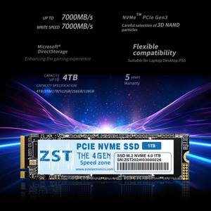 M2 M.2固态硬盘2280 NVME硬盘128gb 256gb 512gb 1TB固态硬盘nvme m2 1TB固态硬盘 - Product Image 2