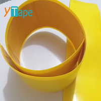 Ruban de marquage de sécurité pour sols en béton, 1mm d'épaisseur, 3 pouces, jaune, noir, blanc, auto-adhésif, résistant