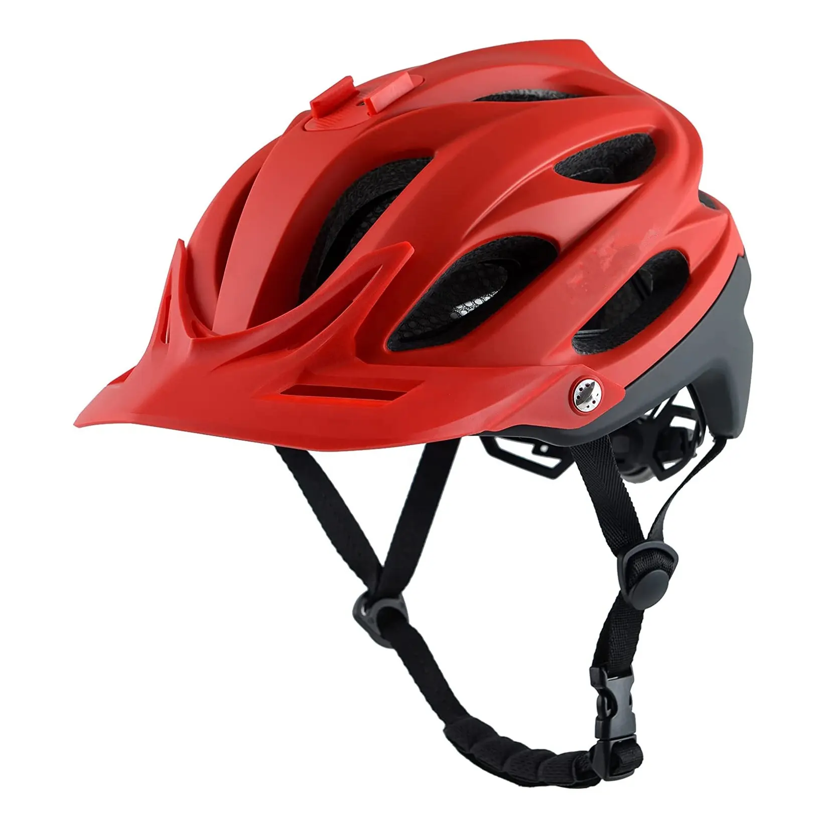 Bunte Mountainbike Straßenfahrradhelmhalterung für Kugelkamera und abnehmbarer Visor-Helm für Erwachsene Jugendliche MTB-Fahren