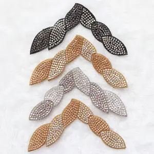 wholesale glass rhinestones glue shoe accessories sandal flip flops decorations