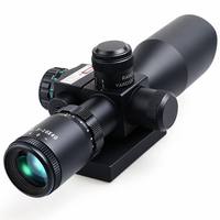 Lunette de chasse longue portée 2,5-10x40 avec éclairage rouge/vert et combo laser - Étanche et durable