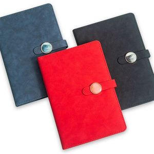 Carnet de notes exécutif personnalisé pour réunions d'affaires, couverture en cuir, impression de logo, format A5 - Product Image 6