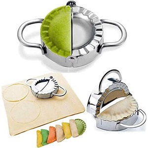 Presse à raviolis en acier inoxydable, moule à empanadas, outil pour la pâte à tarte, pour la pâtisserie et la cuisine - Product Image 1