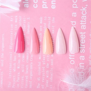 Puntas <span class=keywords><strong>de</strong></span> <span class=keywords><strong>uñas</strong></span> artificiales lisas acrílicas ecológicas superfinas, formas <span class=keywords><strong>de</strong></span> estilete, mezcla <span class=keywords><strong>de</strong></span> colores <span class=keywords><strong>de</strong></span> verano, prensa en las <span class=keywords><strong>uñas</strong></span> - Product Image 3