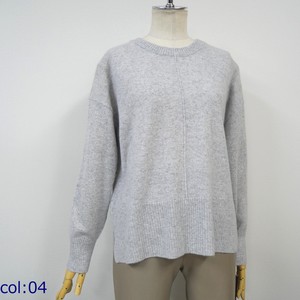 Suéter de Cachemira de Punto para Mujer, Jersey Informal de Cuello Redondo, 100% - Product Image 3